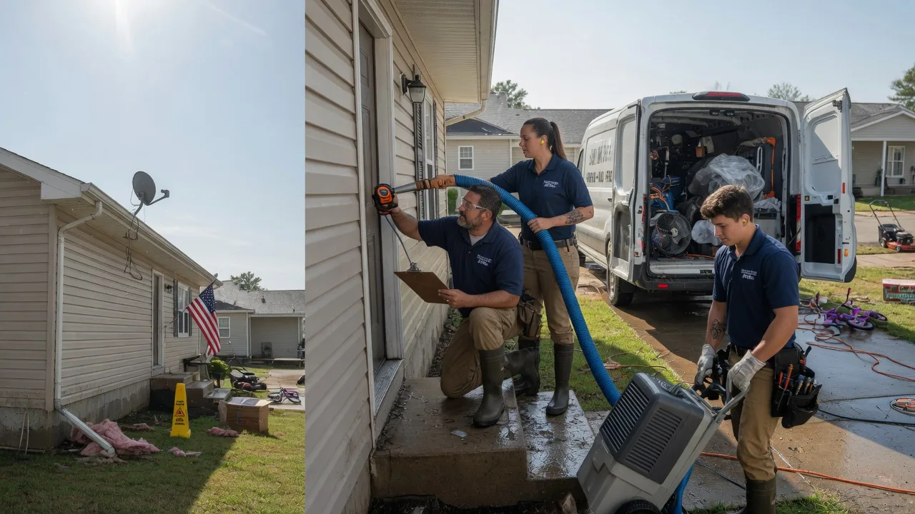 Ceiling Water Damage Restoration in Warren, MN near me
